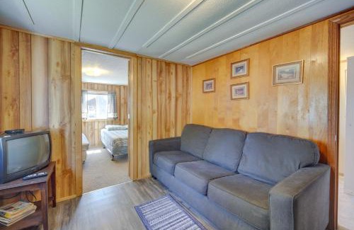 Stone Lake House | Rustic Cabin with Fire Pit, Steps to Sand Lake!