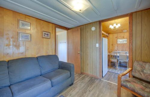 Stone Lake House | Rustic Cabin with Fire Pit, Steps to Sand Lake!