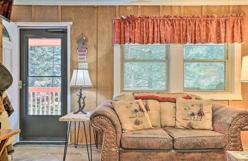 Cloudcroft House | Rustic Cloudcroft Home about 2 Mi to Ski Slopes!