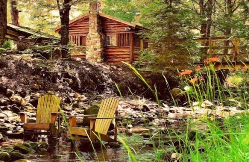 Lisbon House | Rustic Log Cabin #4 - “Brookside”