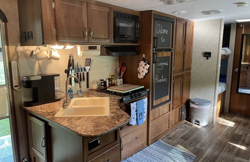 Black Creek RV Rental | RV Glamping on Ischua Creek @ Campground Adventures