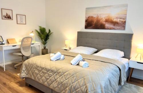 Center Apartment | Südstrand, Zentral, Balkon, Wifi, Fahrstuhl, Parken