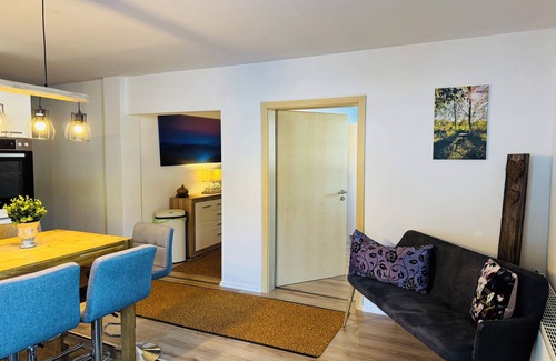 Neuschoenau House | S'Landhaus Apartment wood-burning stove, whirlpool infrared sauna wellness shower