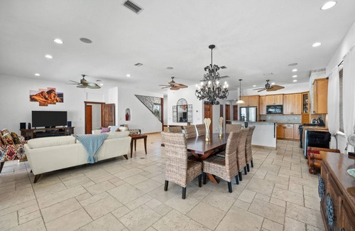 Palm Coast House | Safari by the Sea: Luxe Villa & Pool Walk to Beach