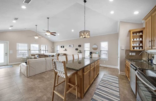 Crystal Beach House | Sandy Sunrise-Beachview Oasis w/Firepit & BBQ