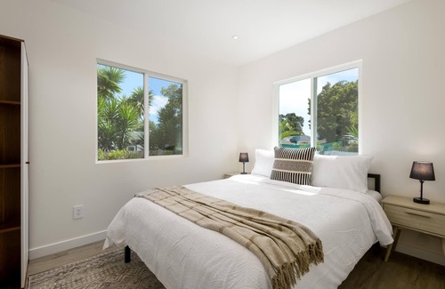 East Mesa House | Santa Barbara Beach Properties - 2 Adjoining Corner Lots, SPAs, Enclosed Yards