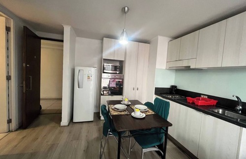 Downtown Santiago Apartment | Santa Lucia subway apartment.