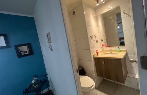 Downtown Santiago Apartment | Santa Lucia subway apartment.