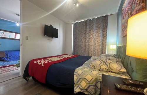 Downtown Santiago Apartment | Santa Lucia subway apartment.