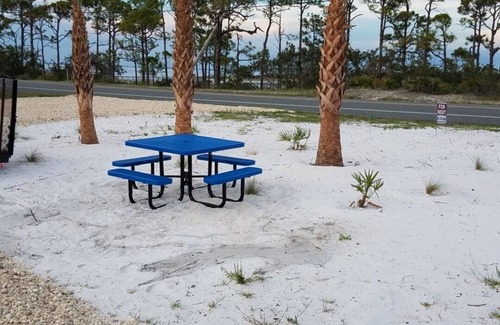 Cape San Blas RV Rental | Saylor's Sunset RV Lot Beautiful Gulf and Bayfront View w/Deeded Beach Access