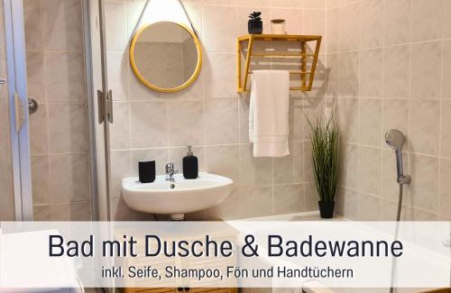 Brandenburg an der Havel Apartment | Schöne, ruhige Stadtwohnung, Küche, SmartTV, 1-5 Pers