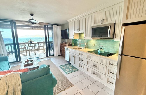 Red Hook Condo | SEA GLASS at Sapphire Beach Unit E-206 - great views of STJ and BVIs!