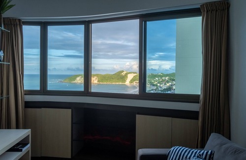 Ponta Negra Apartment | Sea view apartment with 2 bedrooms, fast Wi-Fi (300mb), swimming pool, rotating garage