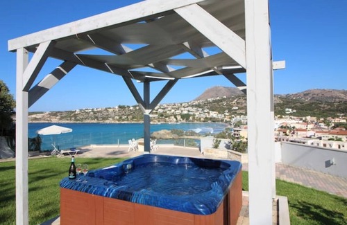 Katochori Villa | SeaDream Beachfront Villa with sea view and jacuzzi