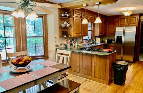 Stone Mountain House | Secluded acreage with in-ground pool, sunroom, & wood fireplace - dog-friendly