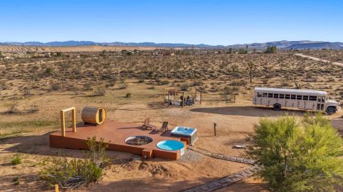 Yucca Valley House | Secluded-jt-spa-pool-firepit-sauna-game Room!