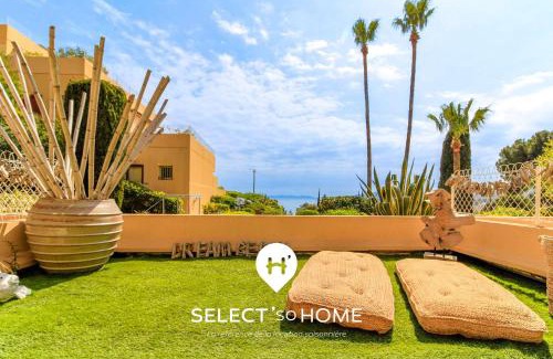 Le Lavandou Apartment | SELECT'soHOME - Studio pour 3 personnes avec vue mer à quelques pas de la plage ! - Garage privé, wifi - DREAM BEACH