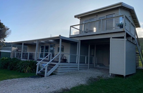 Sugarloaf House | Self-Contained Double Storey Beach House Across the Road from the Beach with Incredible Ocean Views.