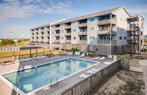 Rodanthe Condo | Semi-Oceanfront Condo w/Resort Pool, Elevator, Private Deck. Stay & Isle Awhile