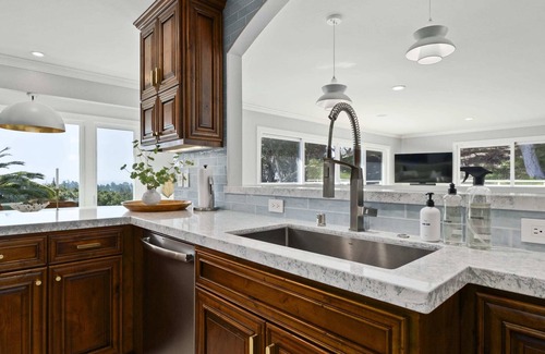 Aptos House | Serene Mountain Home with Ocean View!