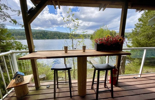 Shawnigan Lake Cabin | Shawnigan Lake’s island off grid summer cabin in the middle of Shawnigan Lake.