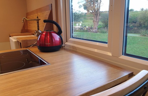 Oswestry Cabin | Shropshire - Riverside - Cabin - Sleeps 2 - HotTub