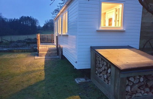 Oswestry Cabin | Shropshire - Riverside - Cabin - Sleeps 2 - HotTub