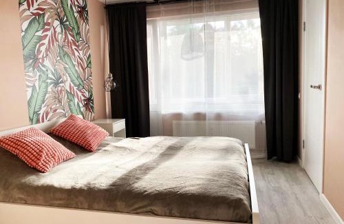 Sigulda Apartment | Sigulda Centre Apartment with Balcony & Garden views