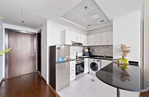 Dubai Apartment | Silkhaus Studio in Silicon Oasis | City View