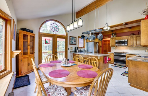 Silver Plume House | Silver Plume Mountain Haven with Views & Deck!