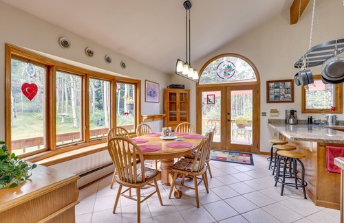 Silver Plume House | Silver Plume Mountain Haven with Views & Deck!