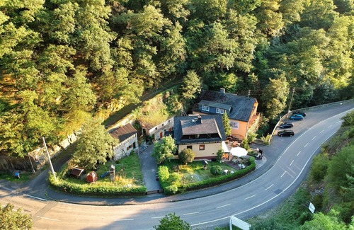 Sankt Goarshausen House | Single room, shower or bath, toilet - Hotel Café Herrmanns Mühle