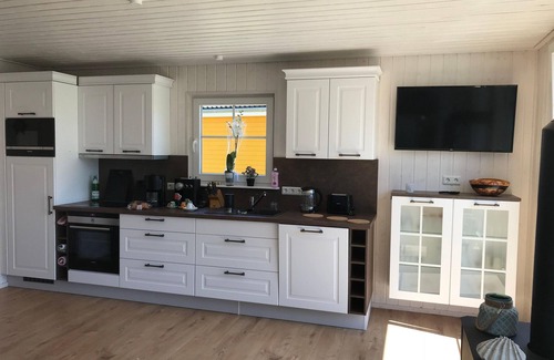 Wandlitz House | Skandinavisches Ferienhaus 2. Reihe zum Wasser für 6 Personen