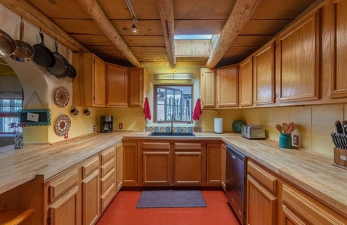 Downtown Santa Fe RV Rental | Ski Discounts! Jimenez Street · Historic Family-Friendly Adobe Home with Arcade Games & Hot Tub