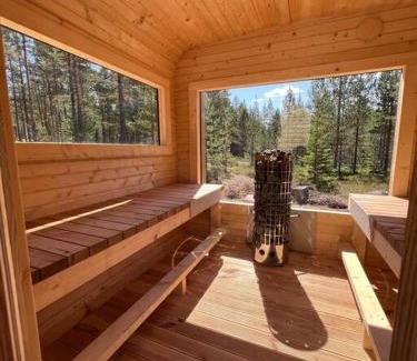 Torsby Villa | Skogsslottet-Badstue og Spabad!