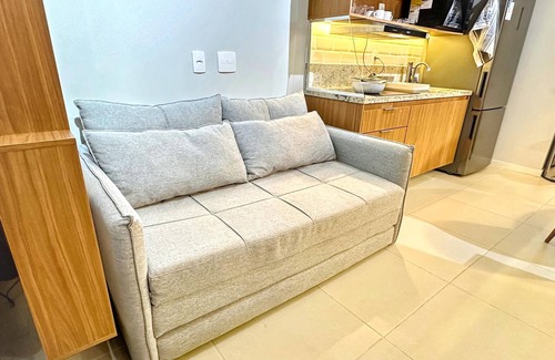 Centro Apartment | Skylux 1810 Centro Rio w/Pool, AC, Gym, Coworking