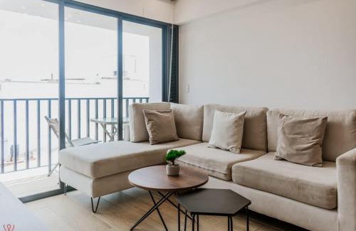 Magdalena del Mar Apartment | Sleek 2BR with Pool Gym Terrace in Magdalena