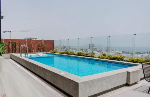 Magdalena del Mar Apartment | Sleek 2BR with Pool Gym Terrace in Magdalena