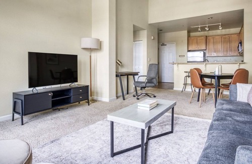 San Bruno Apartment | Sleek San Bruno 1BR w/ Pool, Gym & W/D, near 280 & 101, by Blueground