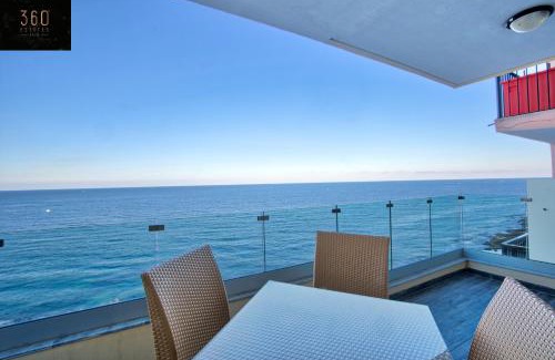 Tower Road Apartment | Sliema Seafront 3BR - opposite Beach - AC & Wifi by 360 Estates