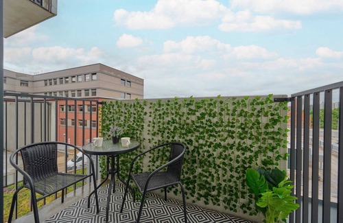 Psie Pole Apartment | Slonimskiego 2 | Functional Studio | Balcony