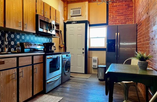 Town of Magrath Apartment | Small town motel-style stay!