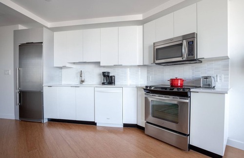 Chinatown Apartment | Smart Downtown 1BR w/W/D in unit, Gym, Doorman, near South Station, by Blueground