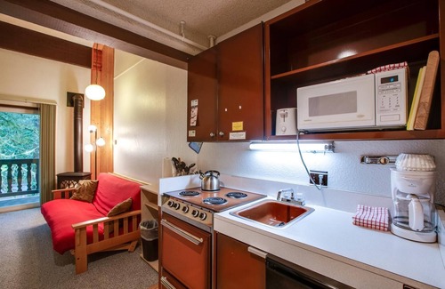 Glacier Condo | Snowline Lodge Condo #56 - Fireplace - Loft