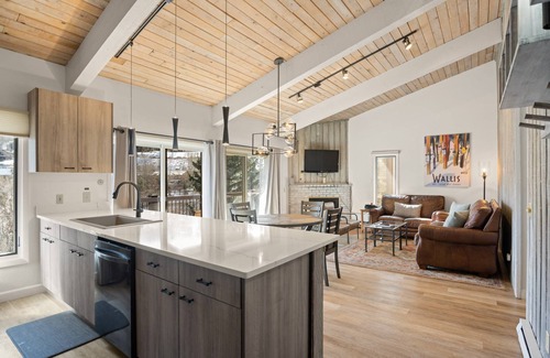 Snowmass Village Condo | Snowmass Mtn Views! Updated Decor, Balcony w/Stunning Views, Pool/Hot Tub, Gas FP, W/D & Shuttle