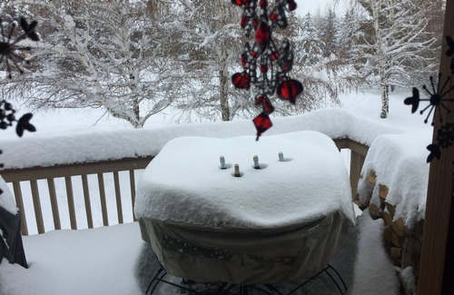 Sun Valley House | Snowshoe out the back door. Time to think snow!
