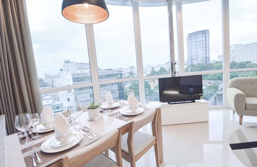 Nguyen Thai Binh Apartment | Son & Henry - TWA2A - Spacious 2BR Apartment, CBD, Rooftop Pool and Sky Bar