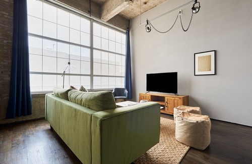 Theater District Apartment | Sonder | The Hogg Palace | Sunny 1BR + Gym