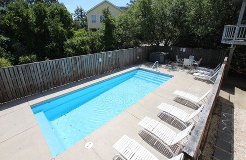 Monteray Shores House | Soundside Home In Corolla w/Heated Pool & Hot Tub