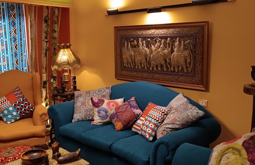 Al Haram Apartment | Spacious 3-bedroom apartment with WiFi, AC by the Egyptian Grand Museum